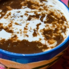 Chocolate Rice Porridge With Coconut Milk (Ginataang Champorado)