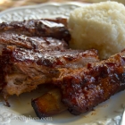 Oven Baked Pork Spare Ribs With BBQ Sauce