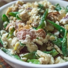 Sauteed Green Beans With Bacon and Egg Whites